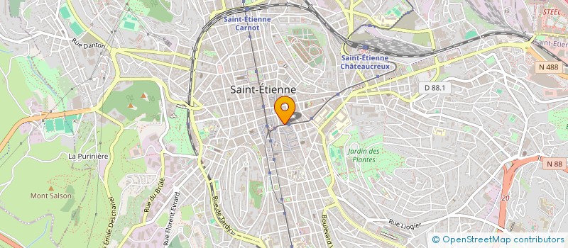 localisation de l'entreprise KERDOS  SAINT-ETIENNE