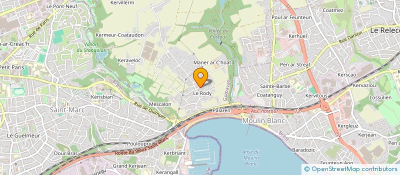 localisation de l'entreprise KERDOSTIN à GUIPAVAS