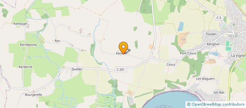 localisation de l'entreprise KERDREAN - LINIAC  NOYAL-MUZILLAC