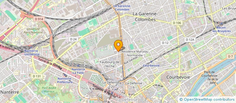 localisation de l'entreprise KERDRES AGENCY à COURBEVOIE