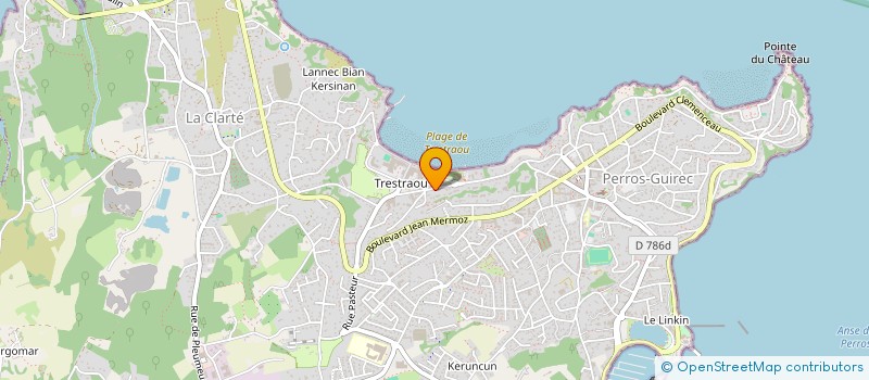 localisation de l'entreprise KERDU  PERROS-GUIREC