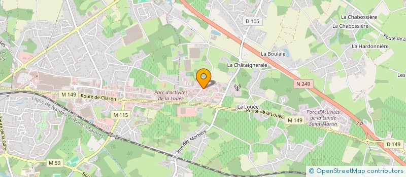 localisation de l'entreprise KERDU à HAUTE-GOULAINE