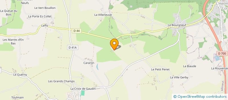 localisation de l'entreprise KERDUC  ALLINEUC