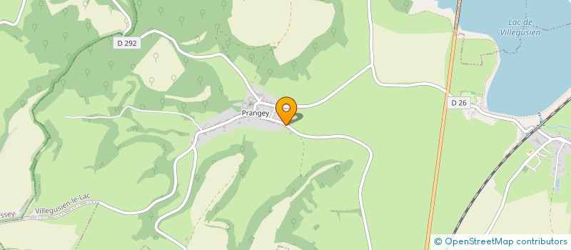 localisation de l'entreprise KERDUDO VINCENT à VILLEGUSIEN-LE-LAC