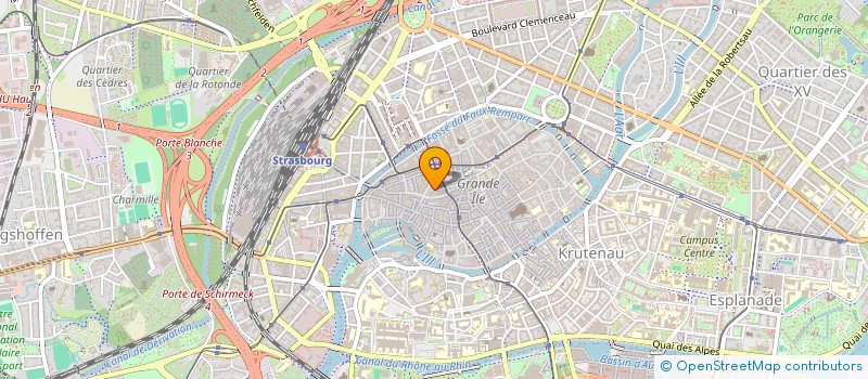localisation de l'entreprise KERDUDOU JEAN-PIERRE ET CHANTAL à STRASBOURG