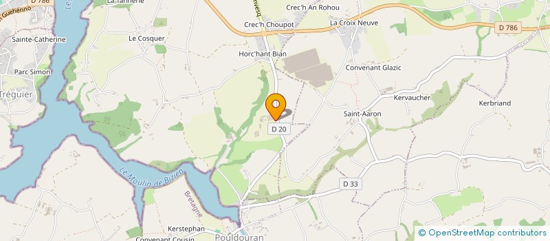 localisation de l'entreprise KEREDERN  TREDARZEC