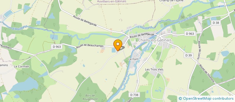 localisation de l'entreprise KEREMMA à CHAILLY-EN-GATINAIS