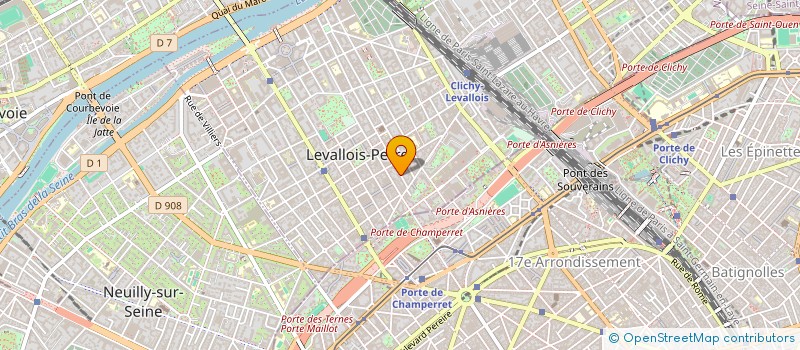 localisation de l'entreprise KEREN CONSEILS à LEVALLOIS-PERRET