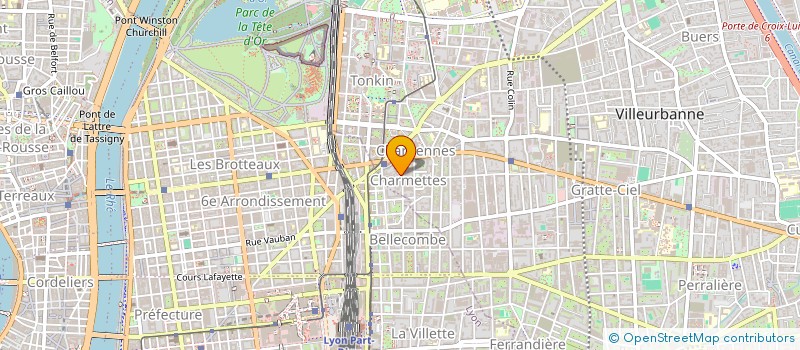 localisation de l'entreprise KEREN OR LA SYNAGOGUE LIBERALE DE LYON  VILLEURBANNE