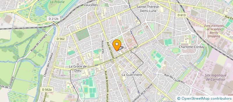 localisation de l'entreprise KEREN PRODUCTION à CAEN