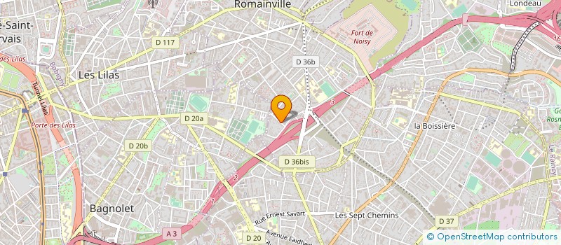 localisation de l'entreprise KEREN RACHEL  ROMAINVILLE