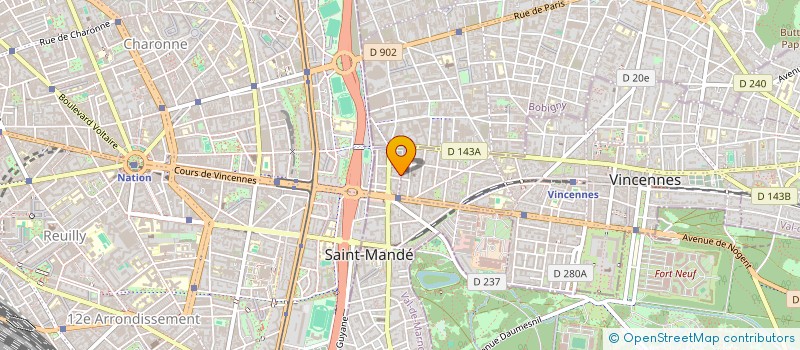 localisation de l'entreprise KERENNES à SAINT-MANDE