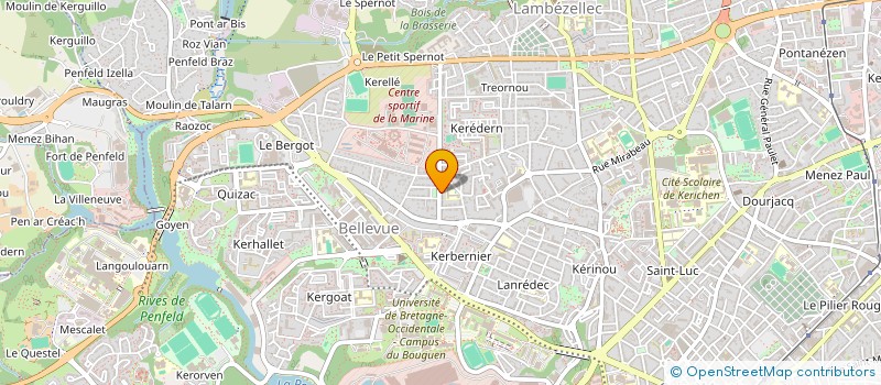 localisation de l'entreprise KERENOVA à BREST