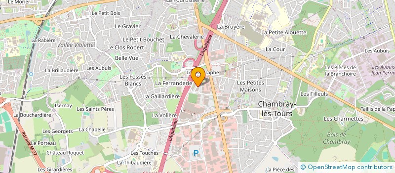 localisation de l'entreprise KERENSTYL à CHAMBRAY-LES-TOURS