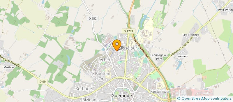 localisation de l'entreprise KERESPARS & LOYER  GUERANDE