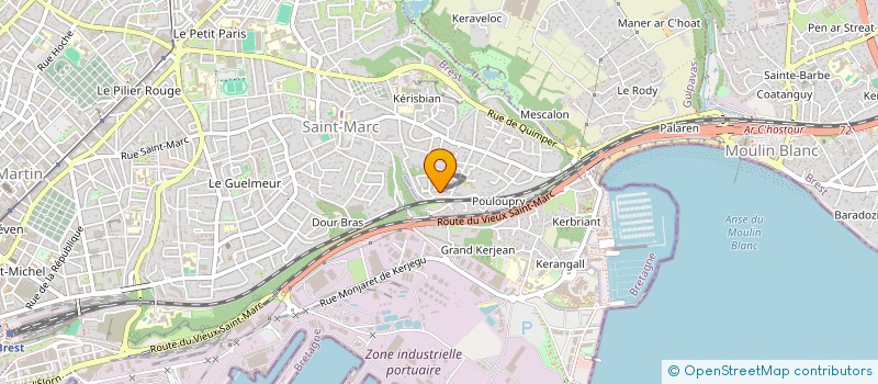 localisation de l'entreprise KEREVIFA  BREST