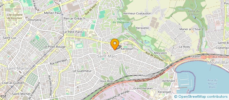 localisation de l'entreprise KEREZEN à BREST