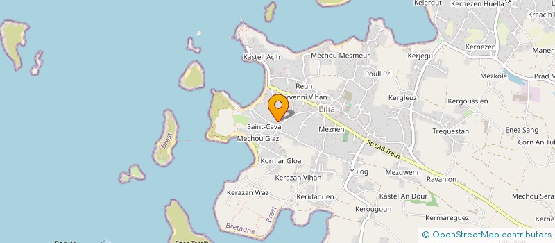 localisation de l'entreprise KEREZENN  PLOUGUERNEAU
