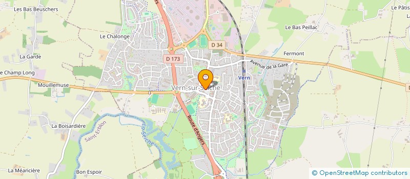 localisation de l'entreprise KERFEUNTEUN  VERN-SUR-SEICHE