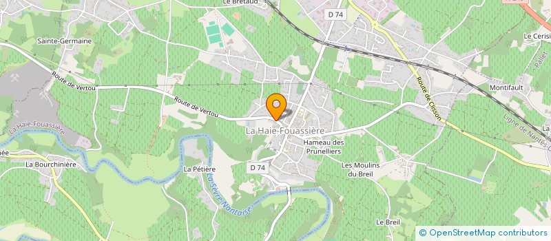 localisation de l'entreprise KERFICHEN  LA HAIE-FOUASSIERE