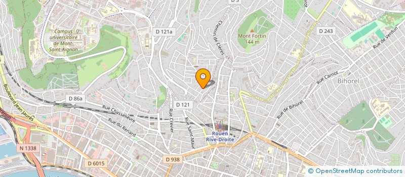 localisation de l'entreprise KERFIMO à MONT-SAINT-AIGNAN