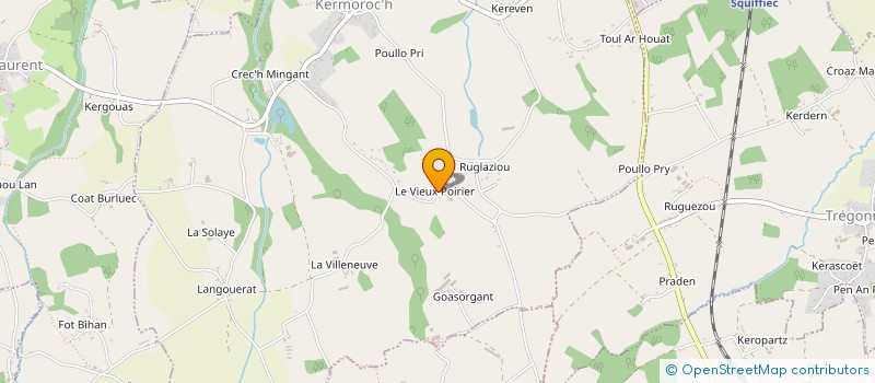 localisation de l'entreprise KERFLUTON  KERMOROC'H