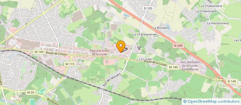 localisation de l'entreprise KERFOCH  HAUTE-GOULAINE