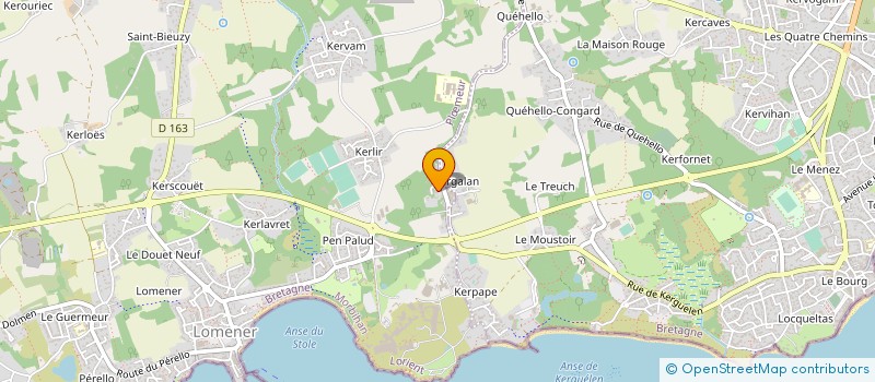 localisation de l'entreprise KERFON AMENAGEMENT  PLOEMEUR