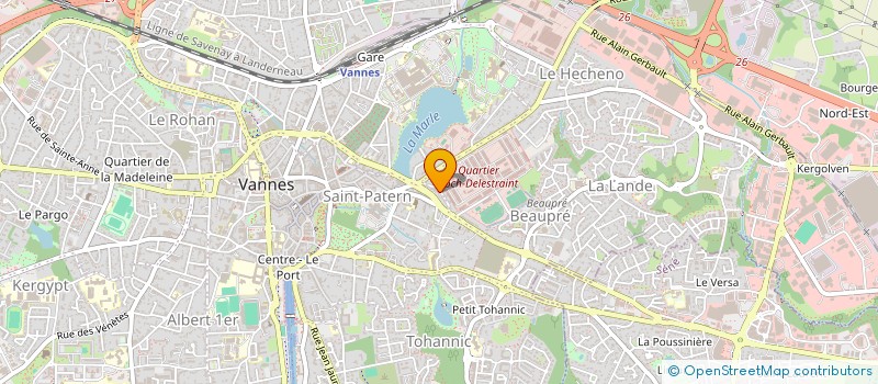 localisation de l'entreprise KERFON IMMOBILIER à VANNES