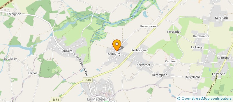 localisation de l'entreprise KERFORNEWS  SAINT-LYPHARD