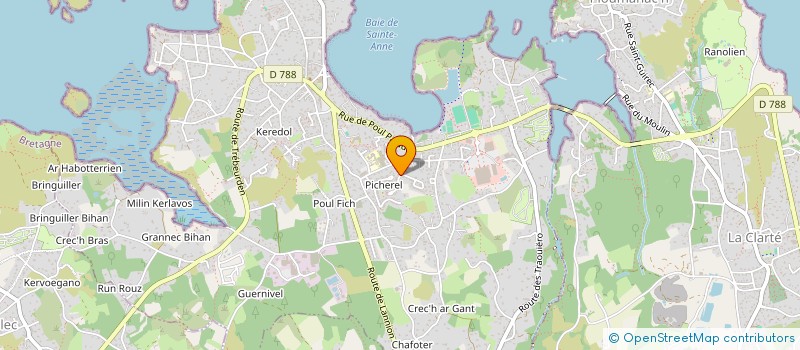 localisation de l'entreprise KERFRI INVEST  TREGASTEL