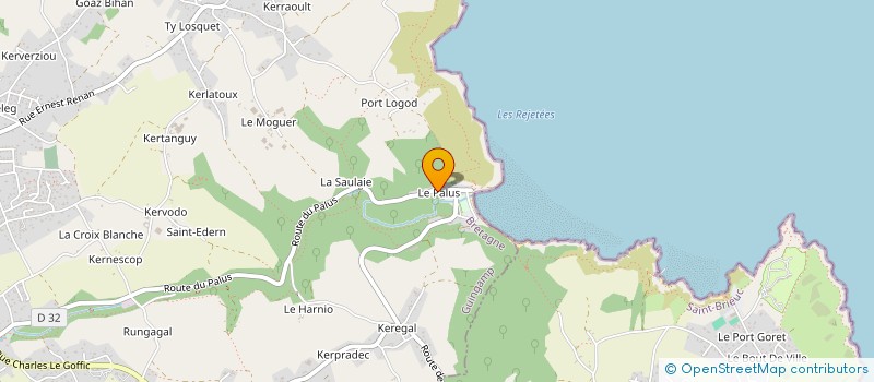 localisation de l'entreprise KERGALET  PLOUHA