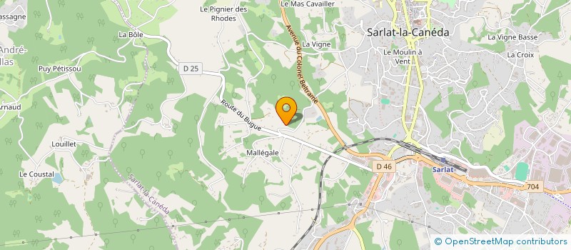 localisation de l'entreprise KERGARET à SARLAT-LA-CANEDA