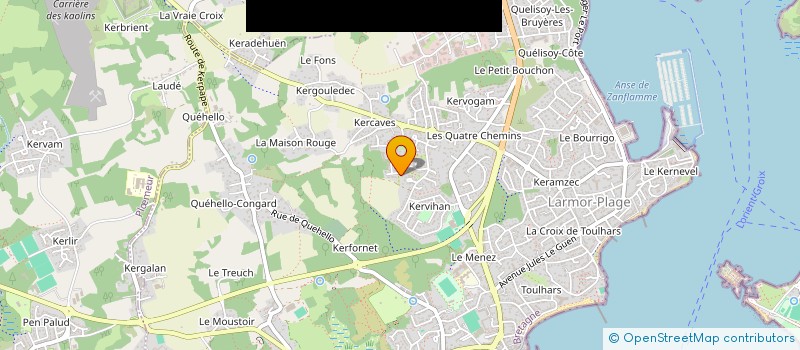localisation de l'entreprise KERGAVALAN IMMOBILIER à LARMOR-PLAGE