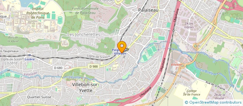localisation de l'entreprise KERGILY à PALAISEAU