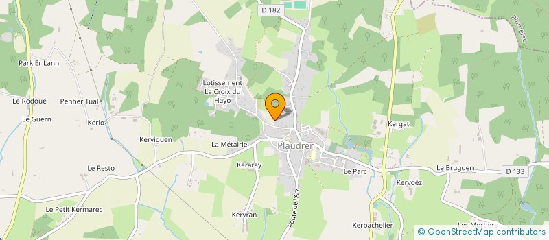 localisation de l'entreprise KERGLEUHIEL à PLUMELEC