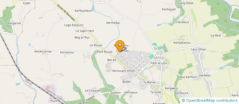 localisation de l'entreprise KERGOAT IMMOBILIER  MELLAC