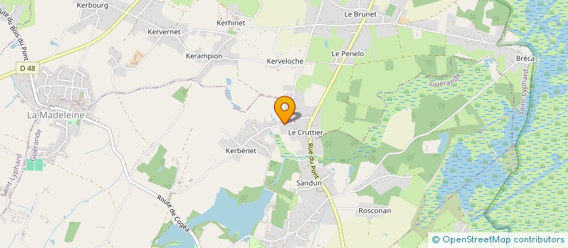 localisation de l'entreprise KERGONAN IMMOBILIER  GUERANDE