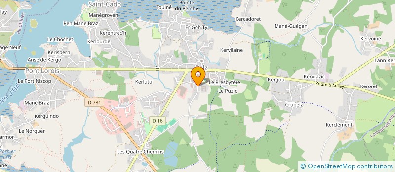 localisation de l'entreprise KERGORIA  BELZ