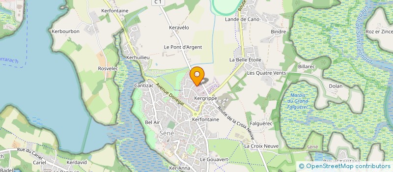 localisation de l'entreprise KERGRIPPE EST à SENE