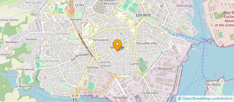 localisation de l'entreprise KERGRUME  LORIENT