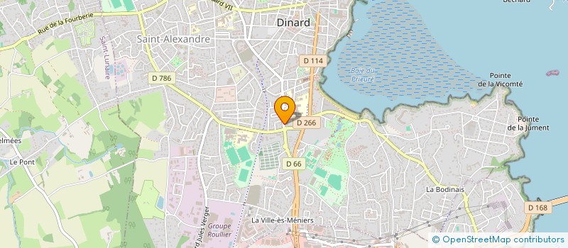 localisation de l'entreprise KERGUELEN  DINARD