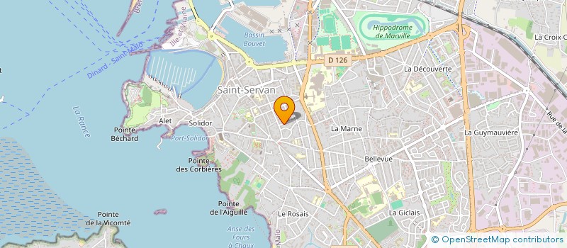 localisation de l'entreprise KERGUELEN à SAINT-MALO
