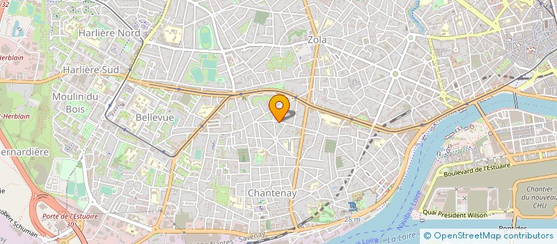 localisation de l'entreprise KERGUEN à NANTES
