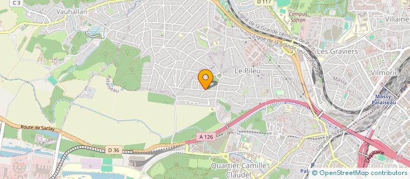 localisation de l'entreprise KERGUERIS PFLG à PALAISEAU
