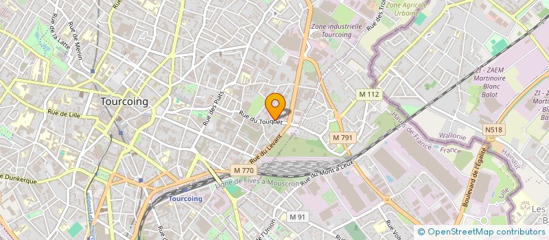 localisation de l'entreprise KERGUIVAL à TOURCOING