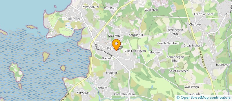 localisation de l'entreprise KERGUNTUIL à PLEUMEUR-BODOU