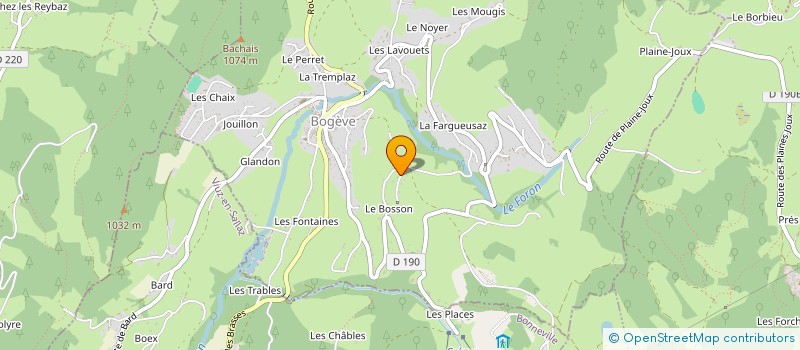 localisation de l'entreprise KERGUS  BOGEVE