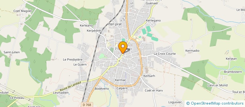 localisation de l'entreprise KERGUY à PLUVIGNER