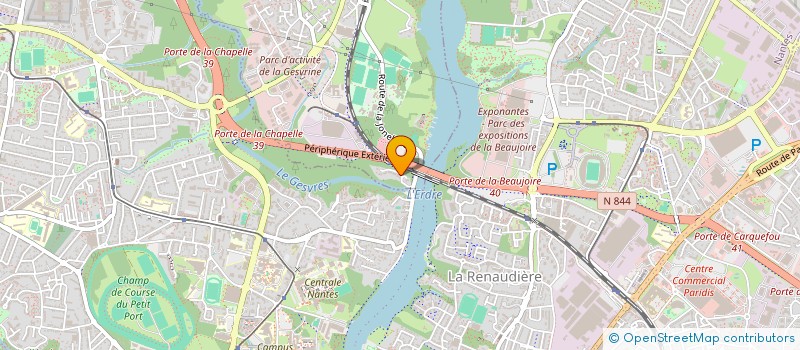 localisation de l'entreprise KERHAM  LA CHAPELLE-SUR-ERDRE